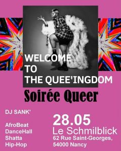 Une soirée publique et mixte organisée par et pour les personnes QUEER